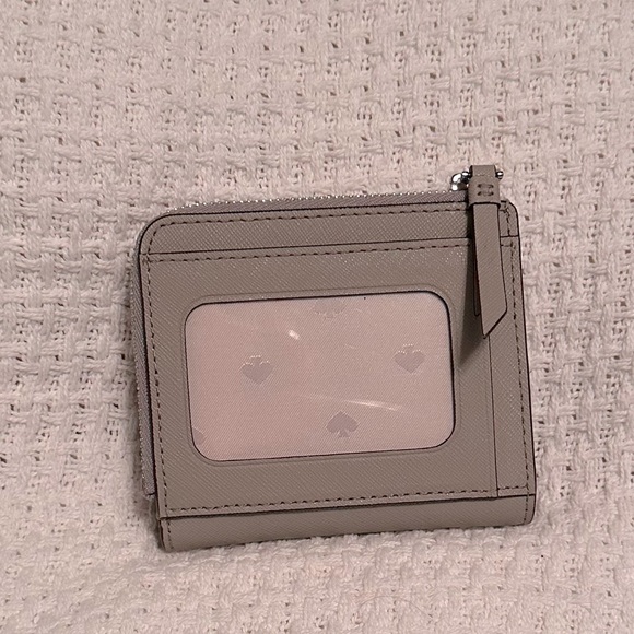 Kate Spade Bi-Fold Wallet Taupe - Picture 2 of 4